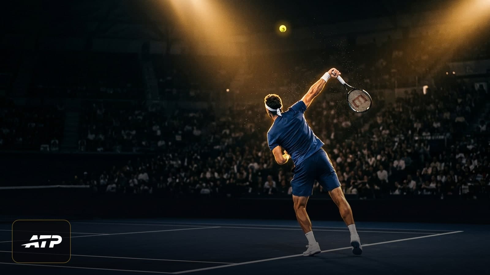 Arthur Fils Tokyo match action setup on hard court